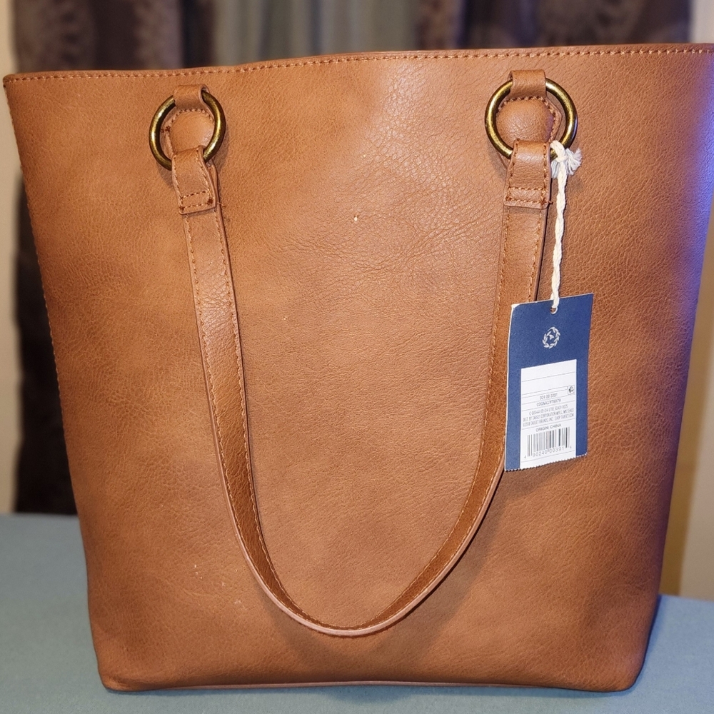 Elegant Tan Tote Bag